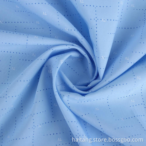Anti-wrinkle Printing Microfiber fabric Shirt Material Close